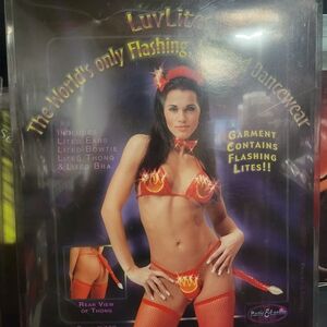 LuvLites Flashing Red Dancewear Set